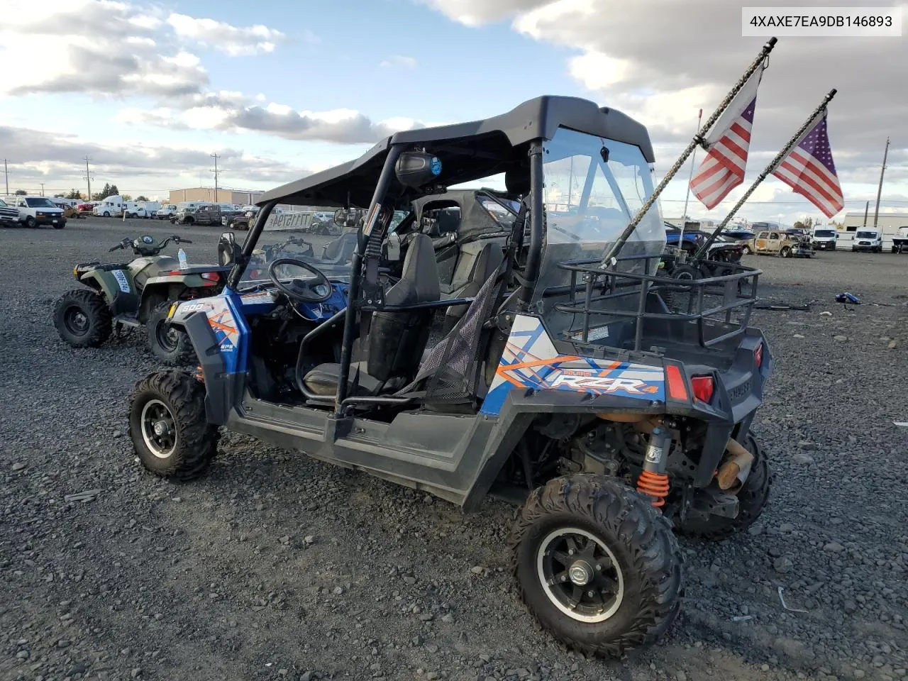 2013 Polaris Rzr 4 800 Eps VIN: 4XAXE7EA9DB146893 Lot: 77115794