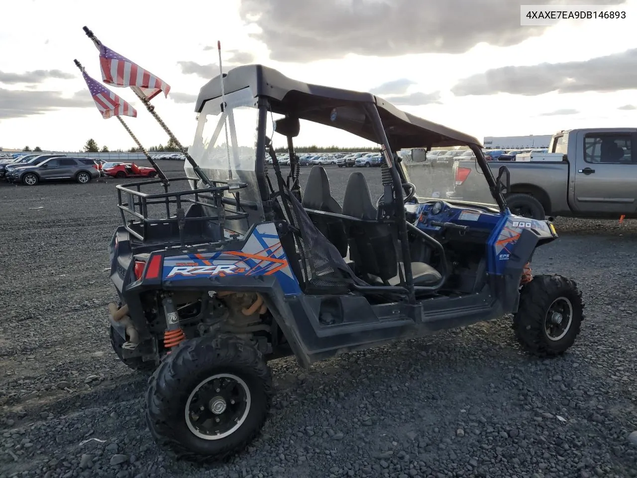 2013 Polaris Rzr 4 800 Eps VIN: 4XAXE7EA9DB146893 Lot: 77115794