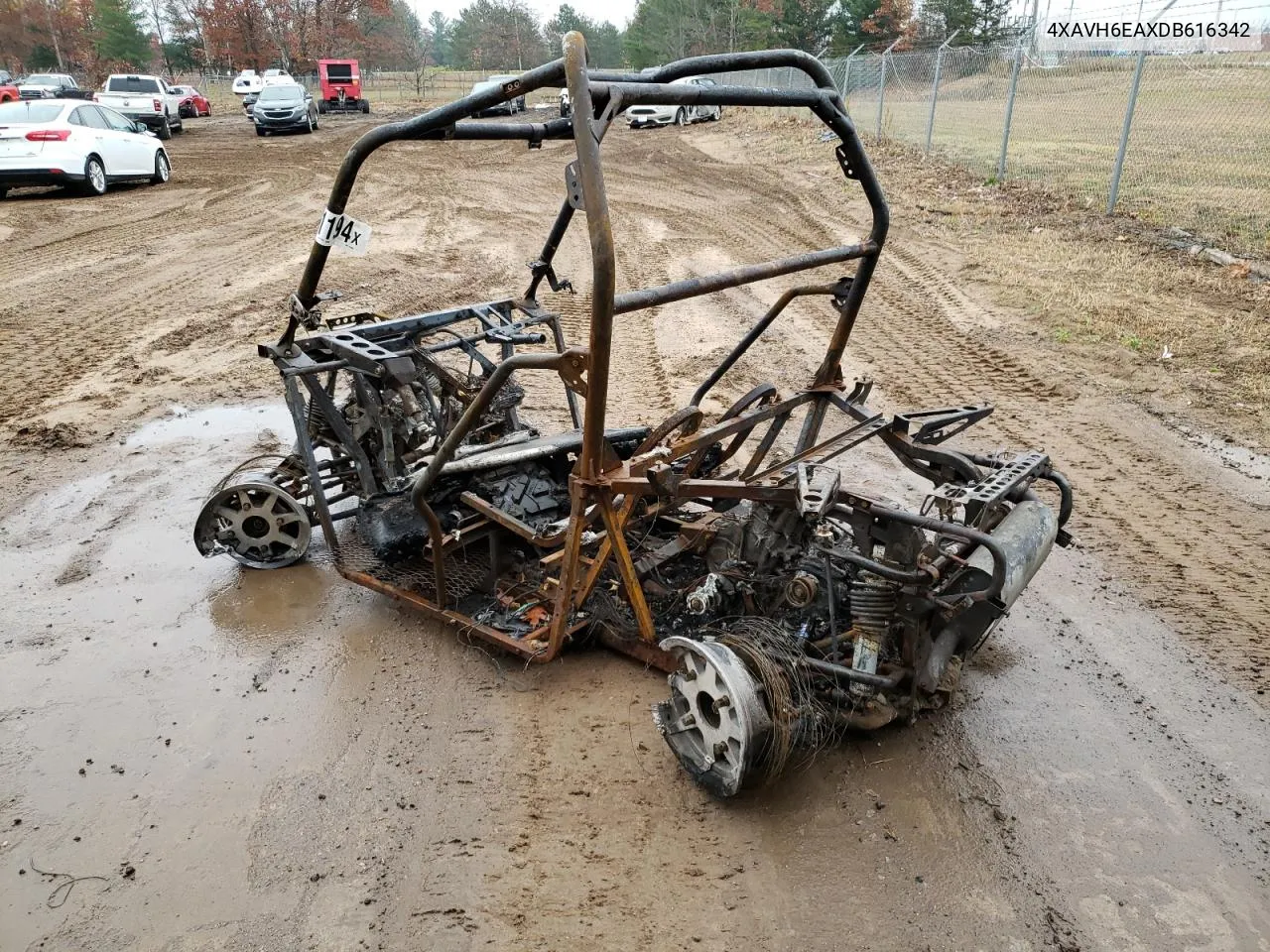 2013 Polaris Rzr 570 Eps VIN: 4XAVH6EAXDB616342 Lot: 78071194