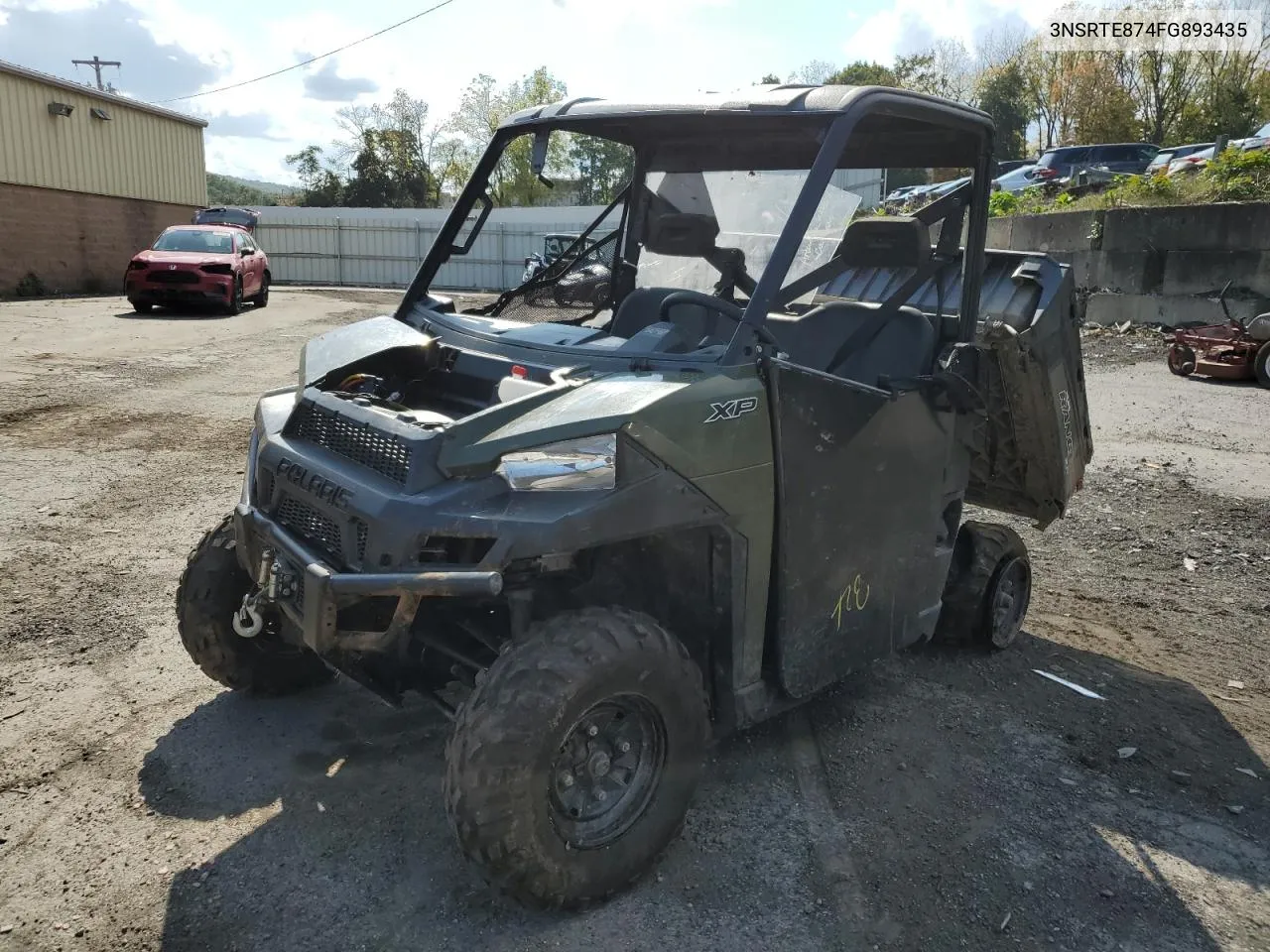 2015 Polaris Ranger Xp 900 Eps VIN: 3NSRTE874FG893435 Lot: 74742224