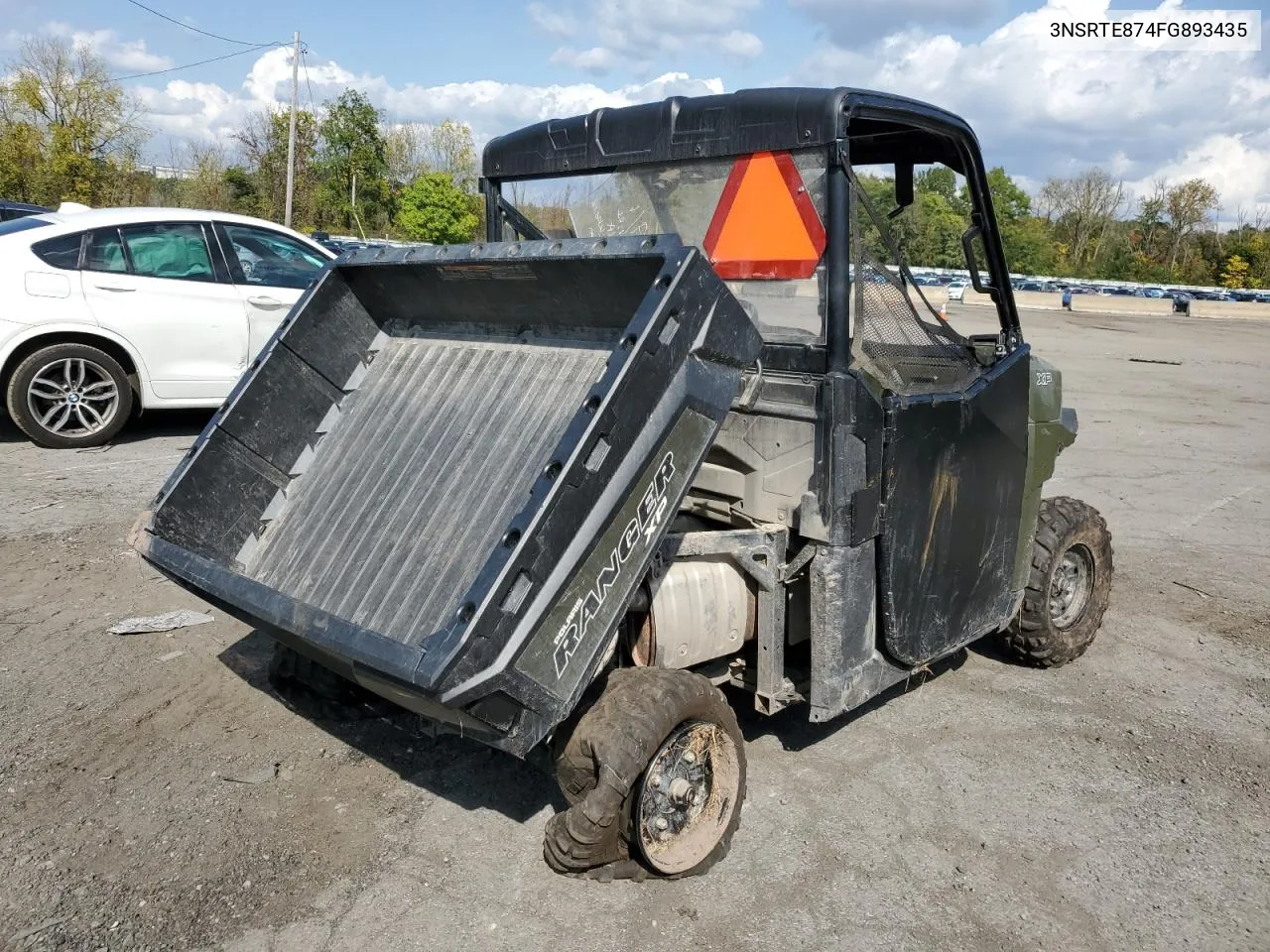 2015 Polaris Ranger Xp 900 Eps VIN: 3NSRTE874FG893435 Lot: 74742224