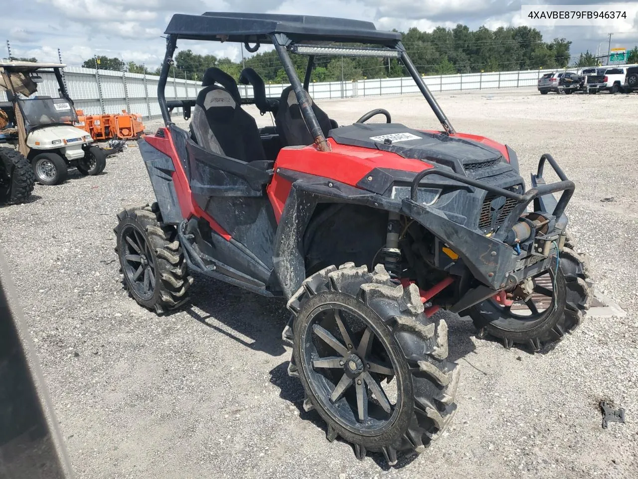 2015 Polaris Rzr S 900 Eps VIN: 4XAVBE879FB946374 Lot: 75266454