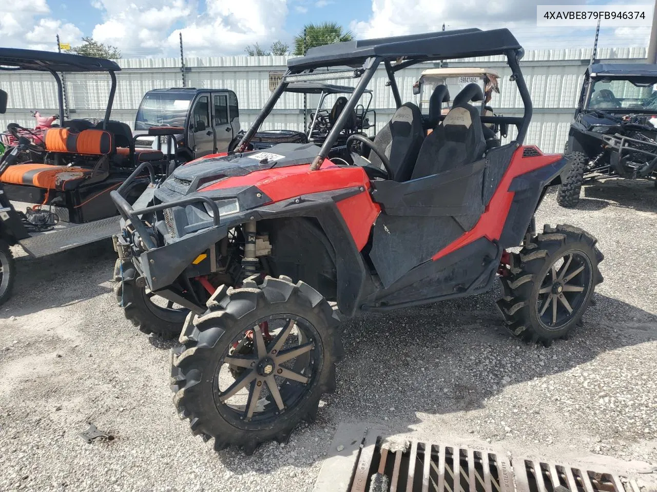 2015 Polaris Rzr S 900 Eps VIN: 4XAVBE879FB946374 Lot: 75266454