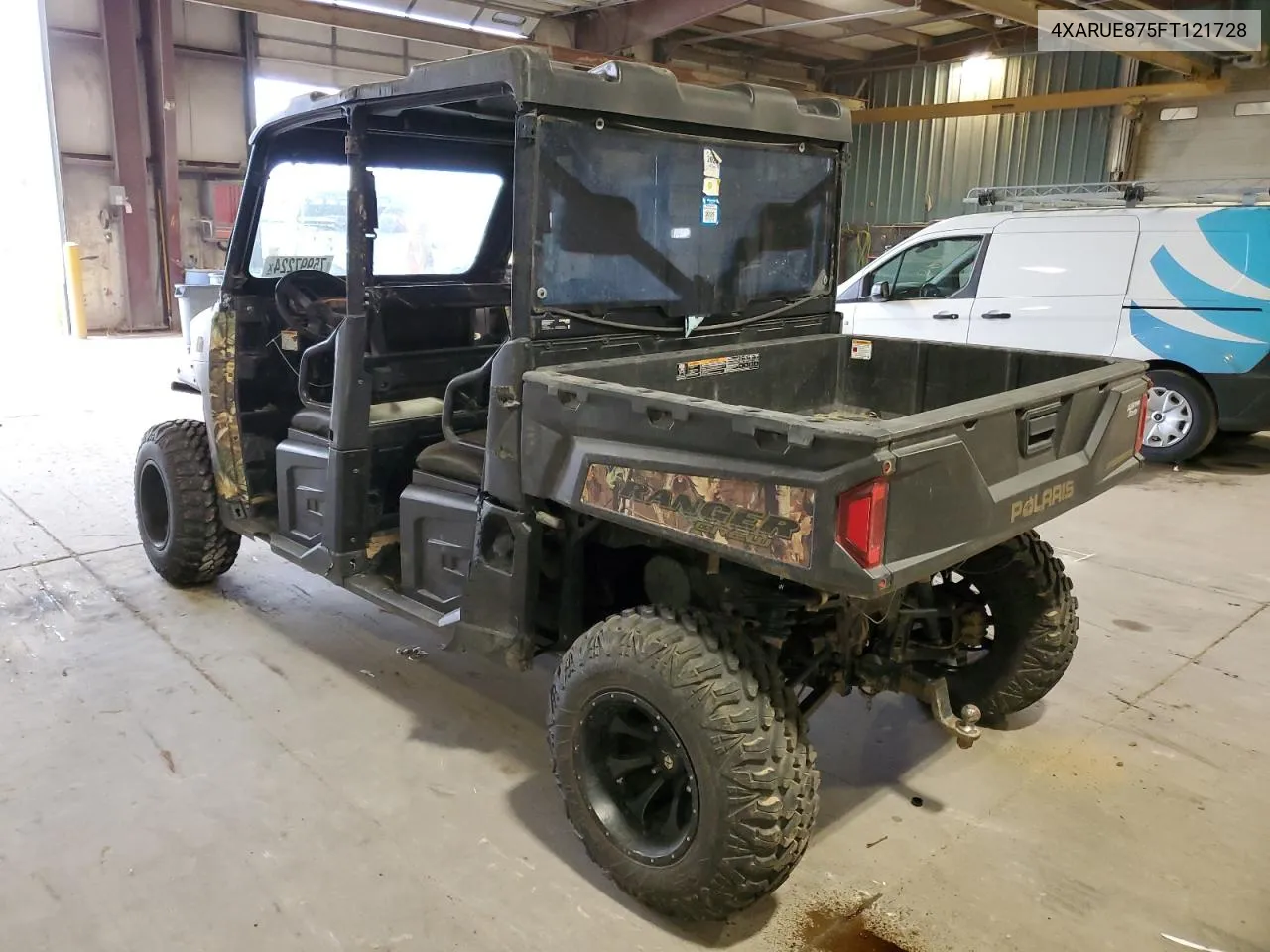 2015 Polaris Ranger Crew 900 Eps VIN: 4XARUE875FT121728 Lot: 75997224