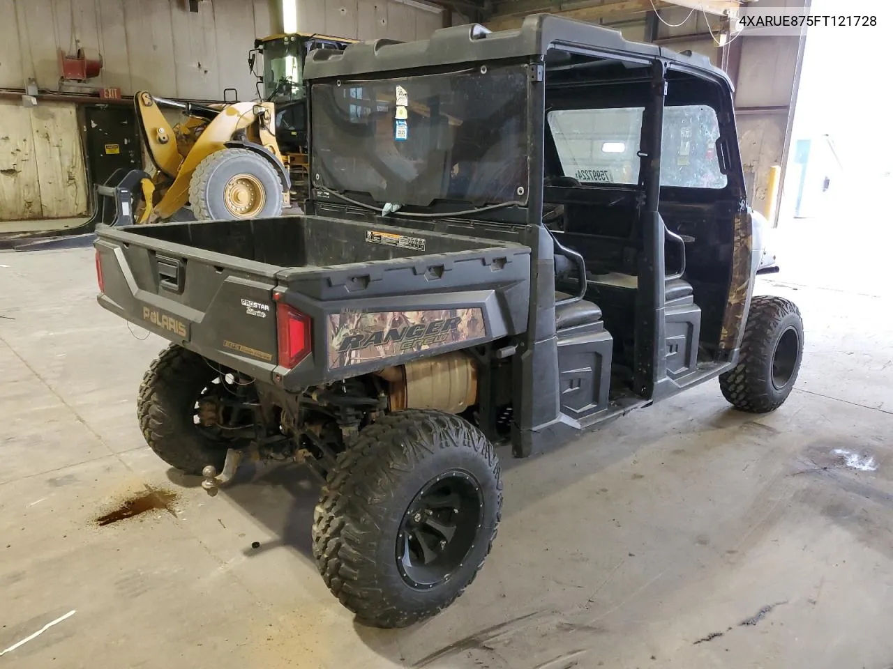 2015 Polaris Ranger Crew 900 Eps VIN: 4XARUE875FT121728 Lot: 75997224