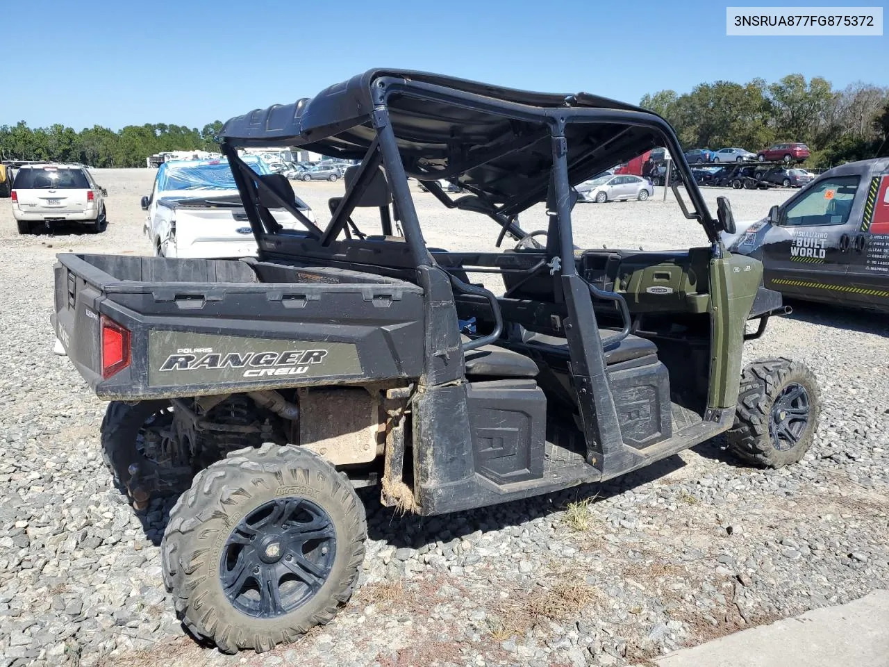 2015 Polaris Ranger Crew 900 VIN: 3NSRUA877FG875372 Lot: 76580734