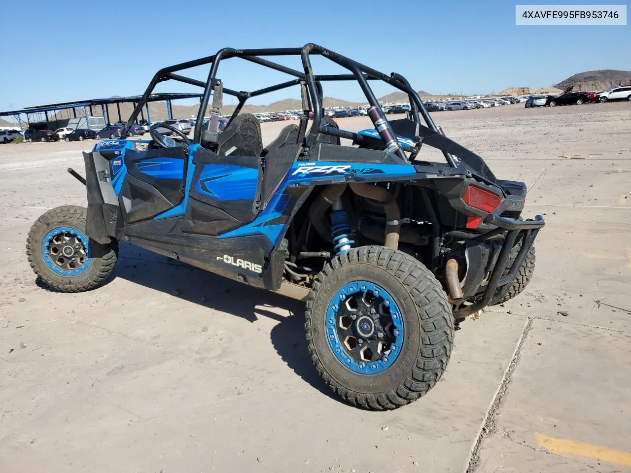 2015 Polaris Rzr Xp 4 1000 Eps VIN: 4XAVFE995FB953746 Lot: 76761154