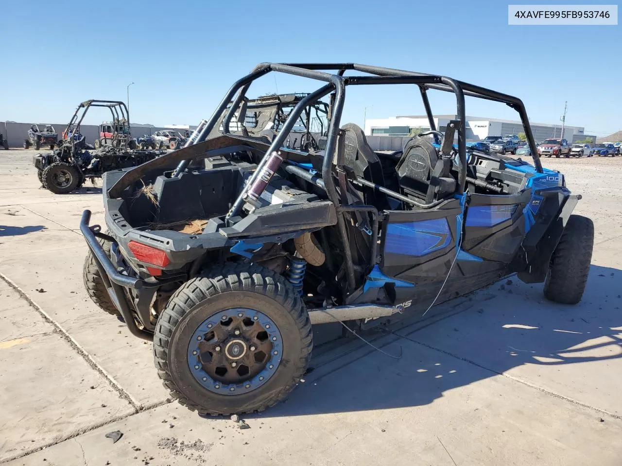 2015 Polaris Rzr Xp 4 1000 Eps VIN: 4XAVFE995FB953746 Lot: 76761154