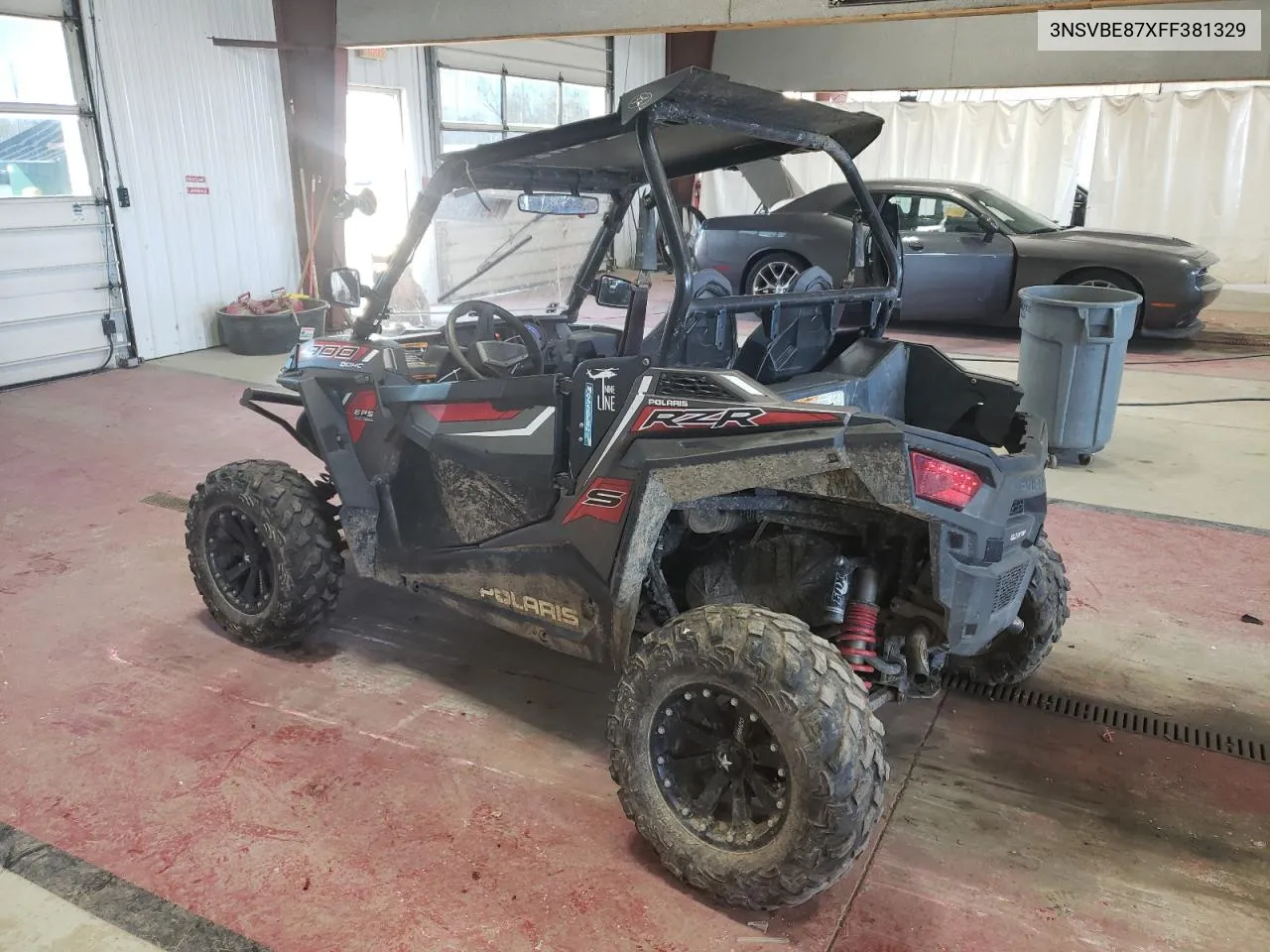 2015 Polaris Rzr S 900 Eps VIN: 3NSVBE87XFF381329 Lot: 76916194