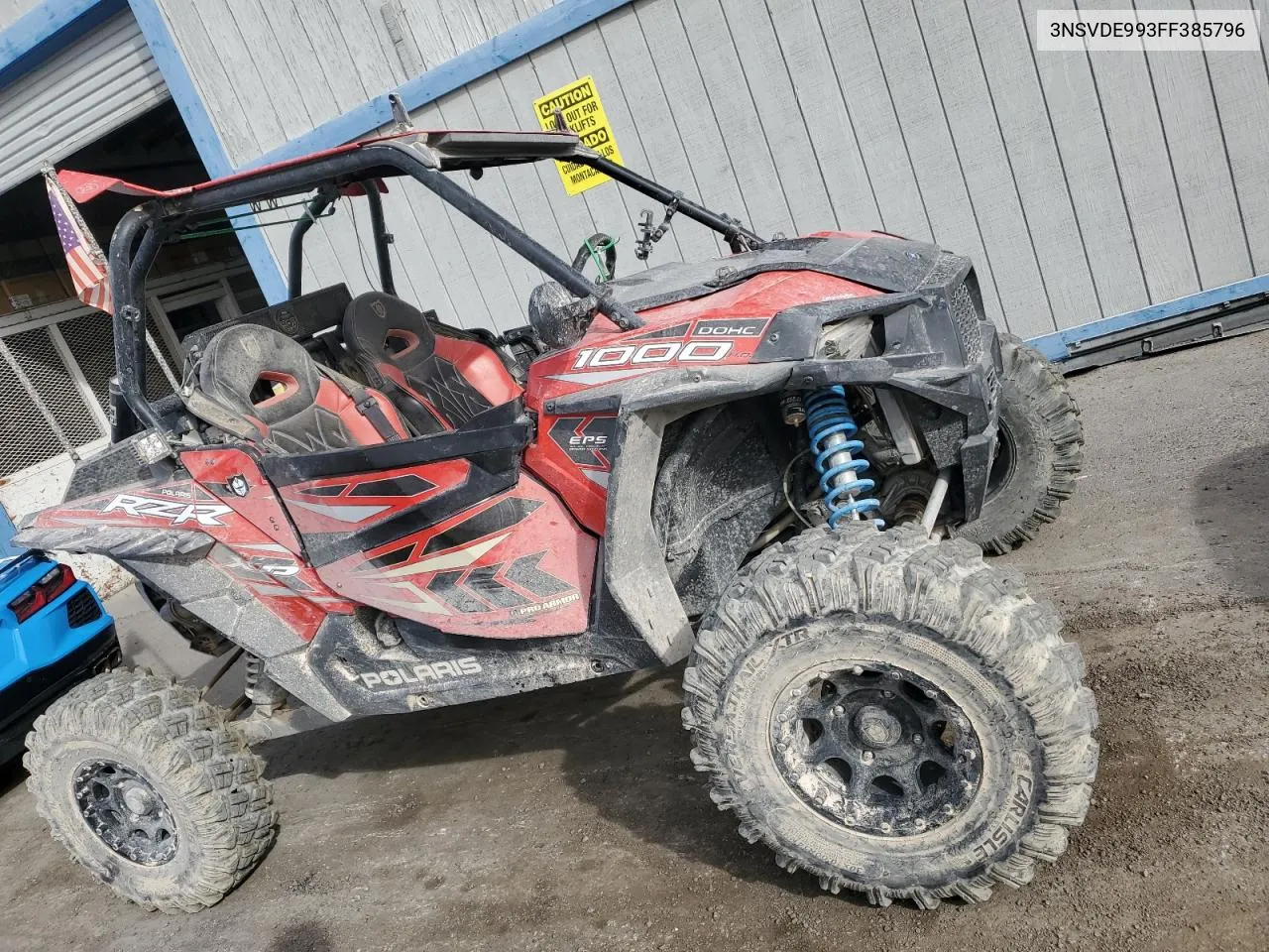 2015 Polaris Rzr Xp 1000 Eps VIN: 3NSVDE993FF385796 Lot: 78934144