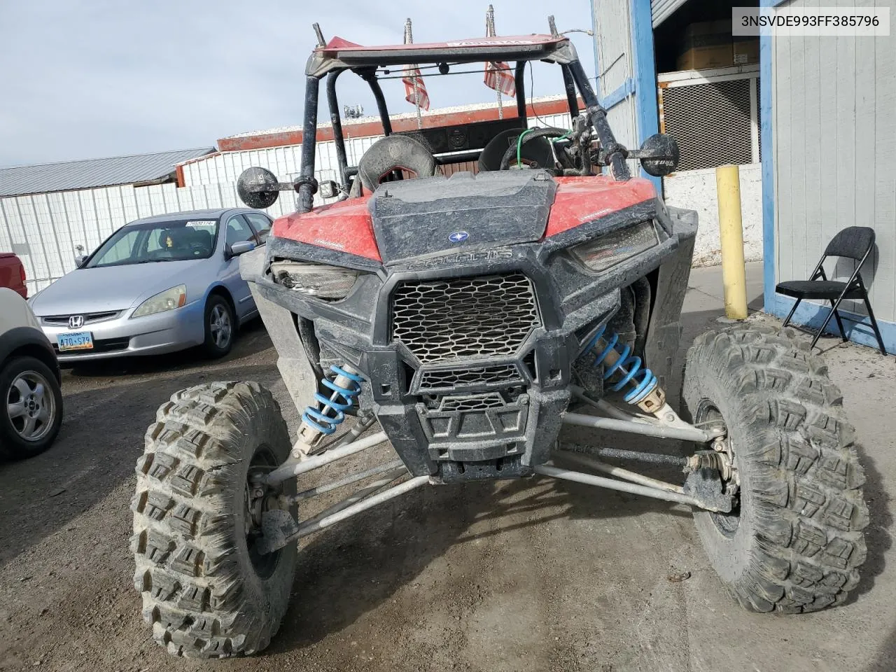 2015 Polaris Rzr Xp 1000 Eps VIN: 3NSVDE993FF385796 Lot: 78934144