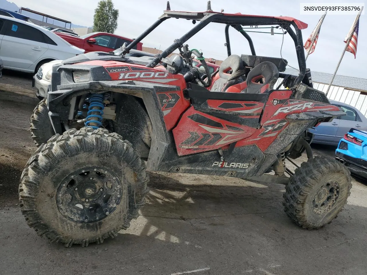 2015 Polaris Rzr Xp 1000 Eps VIN: 3NSVDE993FF385796 Lot: 78934144