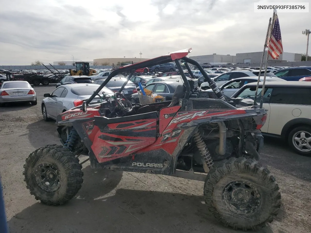 2015 Polaris Rzr Xp 1000 Eps VIN: 3NSVDE993FF385796 Lot: 78934144