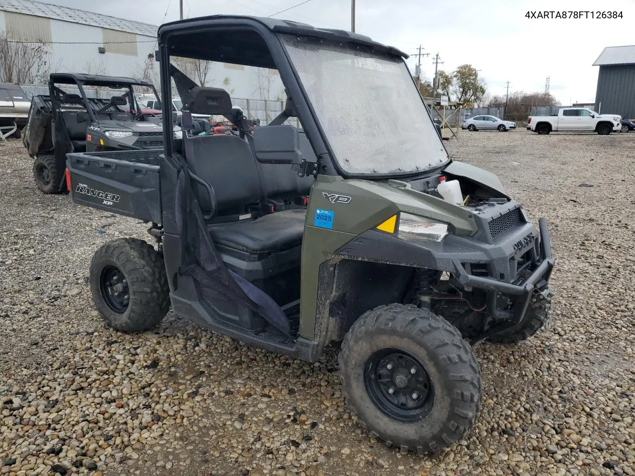 2015 Polaris Ranger Xp 900 VIN: 4XARTA878FT126384 Lot: 79086304