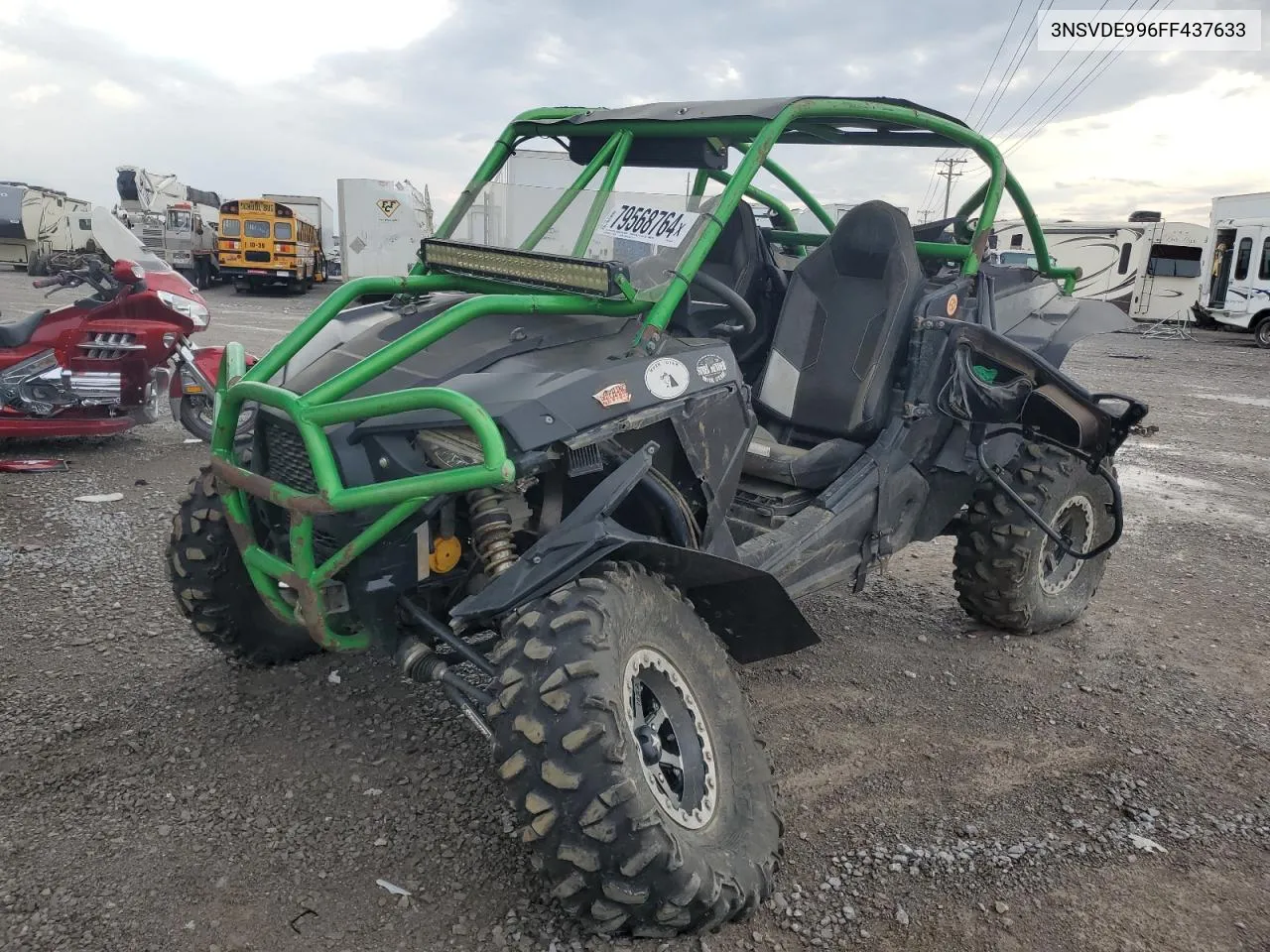 2015 Polaris Rzr Xp 1000 Eps VIN: 3NSVDE996FF437633 Lot: 79568764