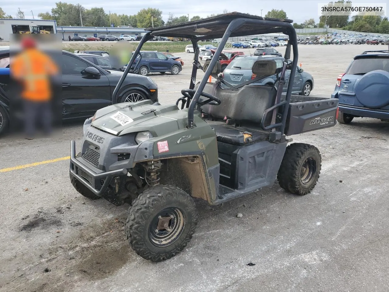 2016 Polaris Ranger 570 Full-Size VIN: 3NSRCA576GE750447 Lot: 76045784