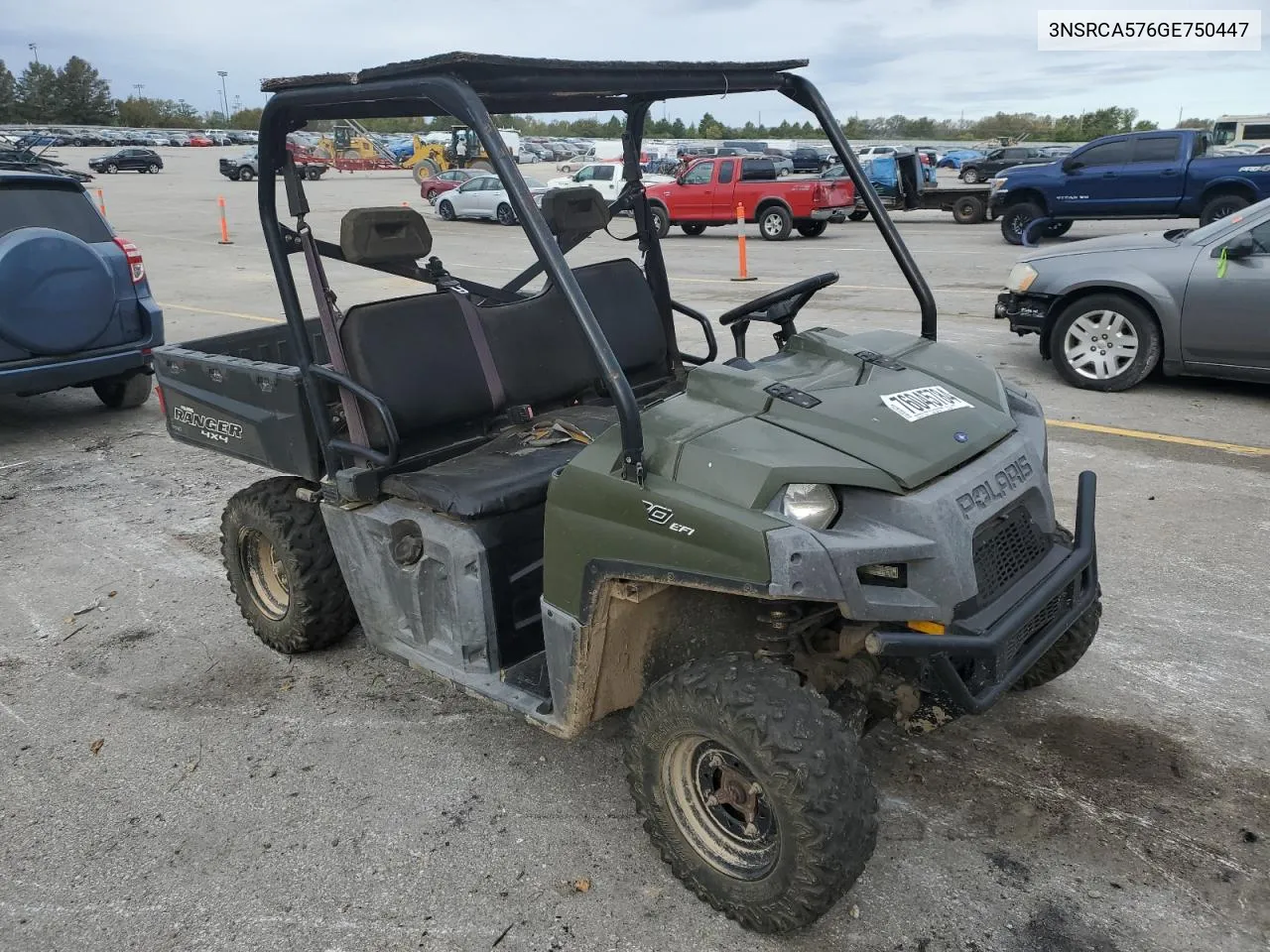 2016 Polaris Ranger 570 Full-Size VIN: 3NSRCA576GE750447 Lot: 76045784