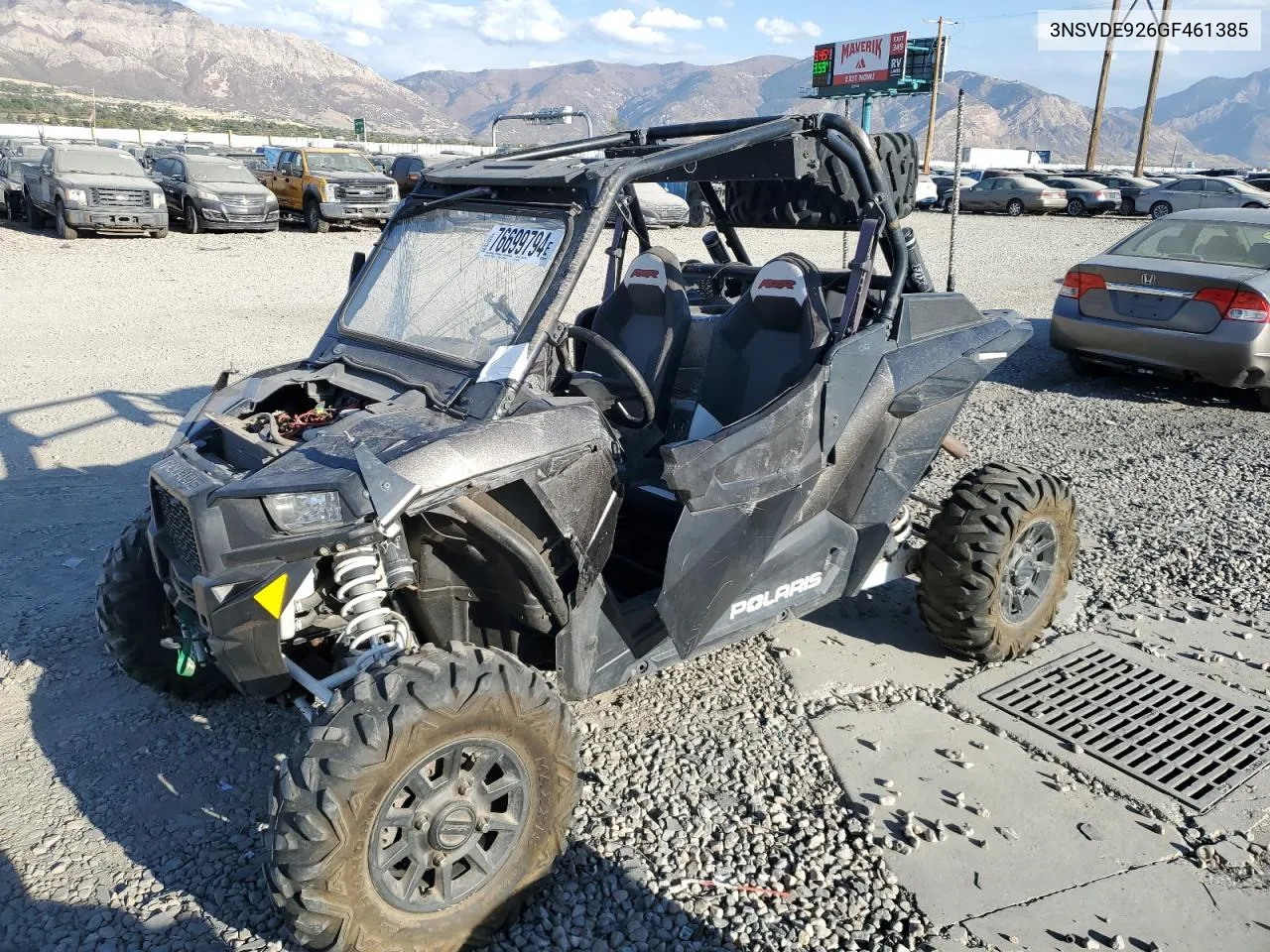 2016 Polaris Rzr Xp Turbo Eps VIN: 3NSVDE926GF461385 Lot: 76699794