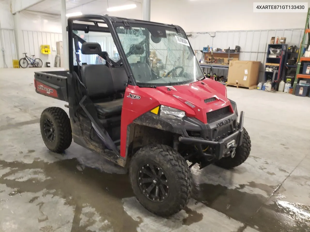 2016 Polaris Ranger Xp 900 Eps VIN: 4XARTE871GT133430 Lot: 76708504