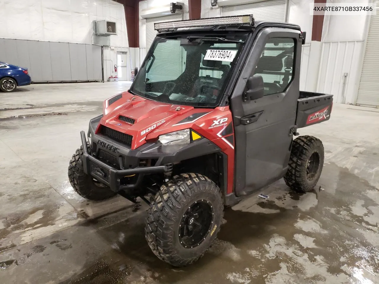 2016 Polaris Ranger Xp 900 Eps VIN: 4XARTE871GB337456 Lot: 78376904