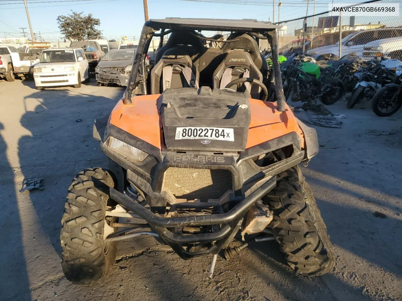 2016 Polaris Rzr 4 900 Eps VIN: 4XAVCE870GB669368 Lot: 80022784