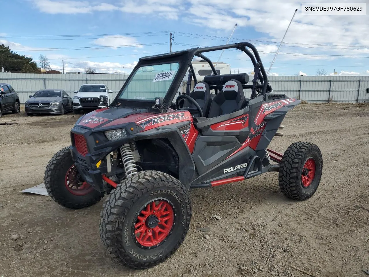 2016 Polaris Rzr Xp 1000 Eps VIN: 3NSVDE997GF780629 Lot: 80780944