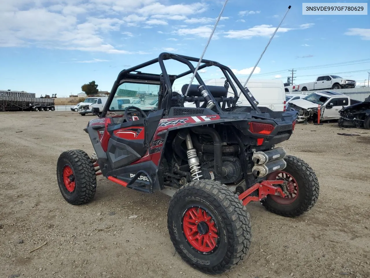 2016 Polaris Rzr Xp 1000 Eps VIN: 3NSVDE997GF780629 Lot: 80780944