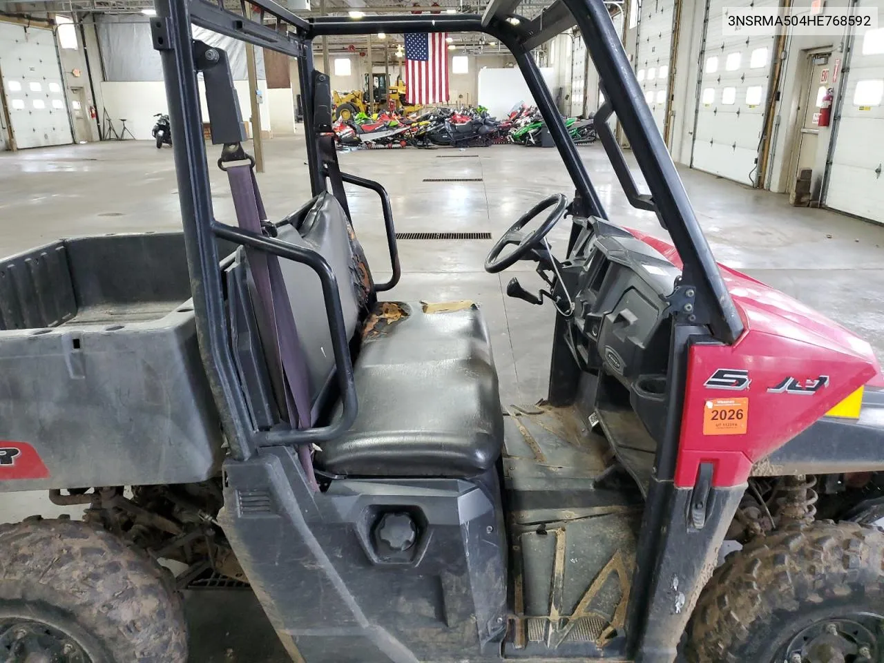 2017 Polaris Ranger 500 VIN: 3NSRMA504HE768592 Lot: 53832744