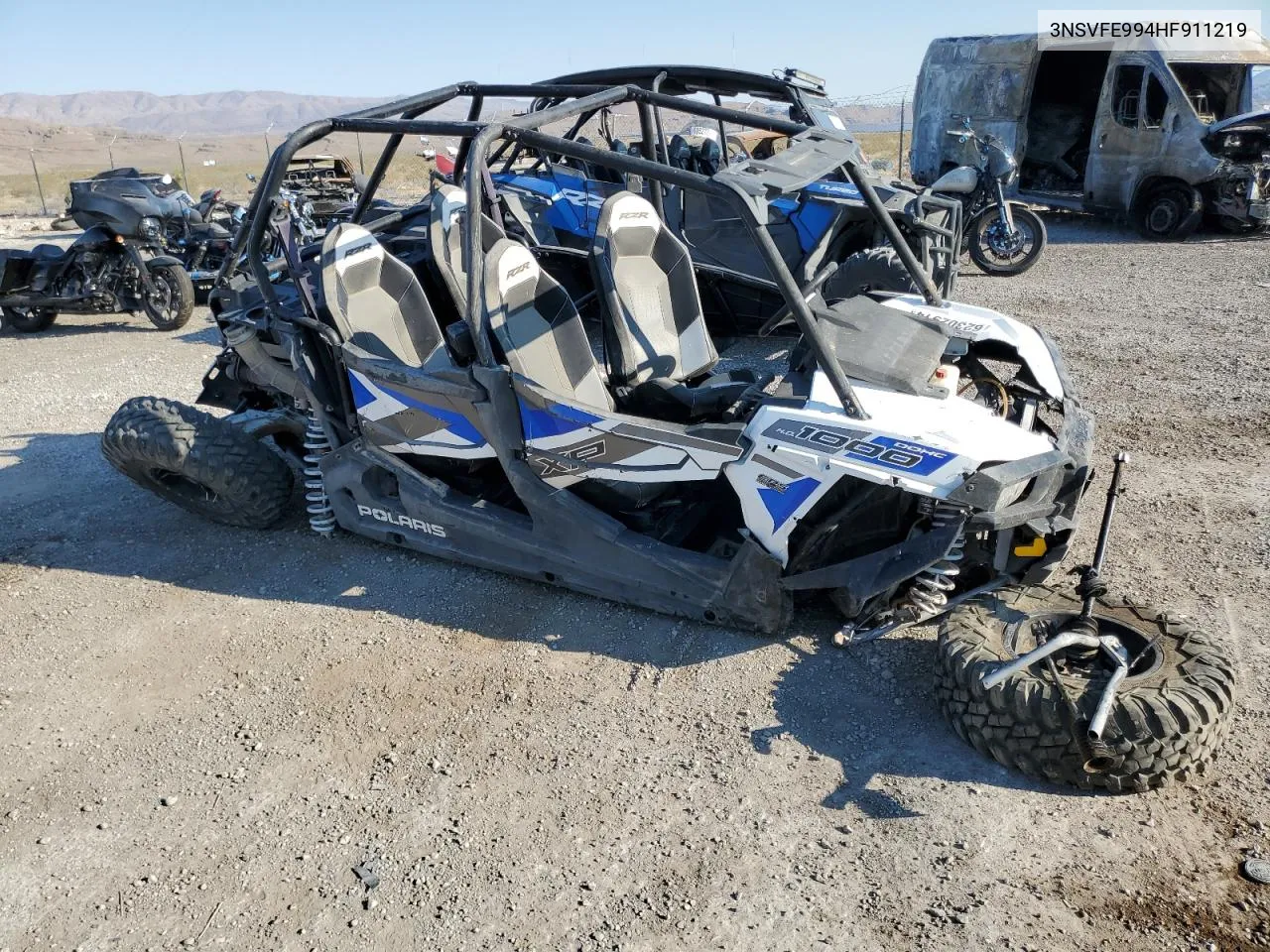 2017 Polaris Rzr Xp 4 1000 Eps VIN: 3NSVFE994HF911219 Lot: 62302914