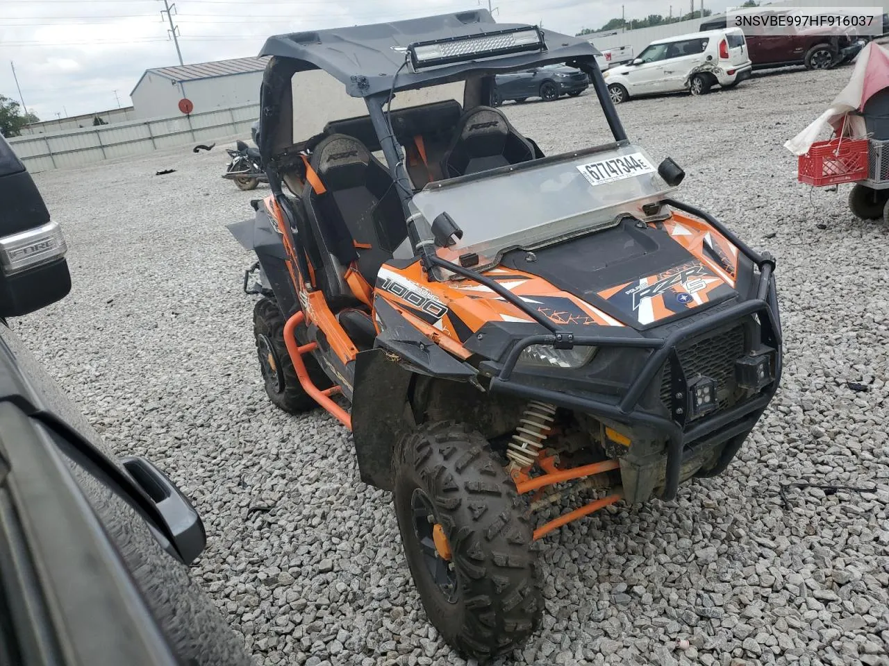 2017 Polaris Rzr S 1000 Eps VIN: 3NSVBE997HF916037 Lot: 67747344