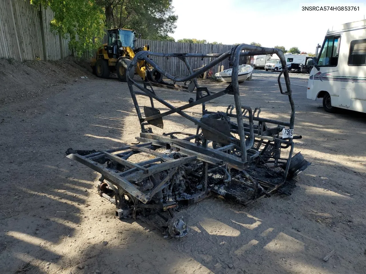 2017 Polaris Ranger 570 Full-Size VIN: 3NSRCA574HG853761 Lot: 75198654