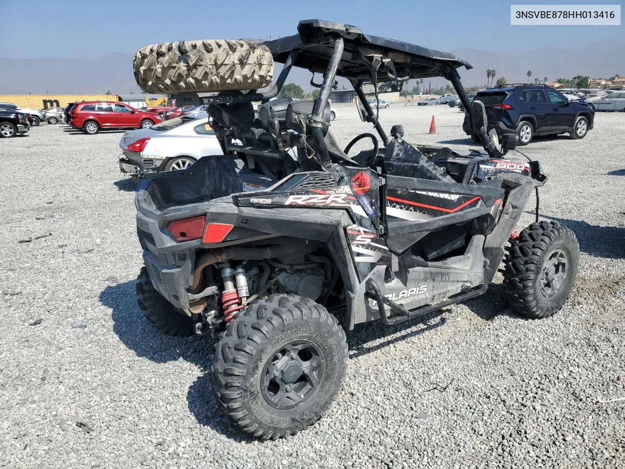 2017 Polaris Rzr S 900 Eps VIN: 3NSVBE878HH013416 Lot: 75492154