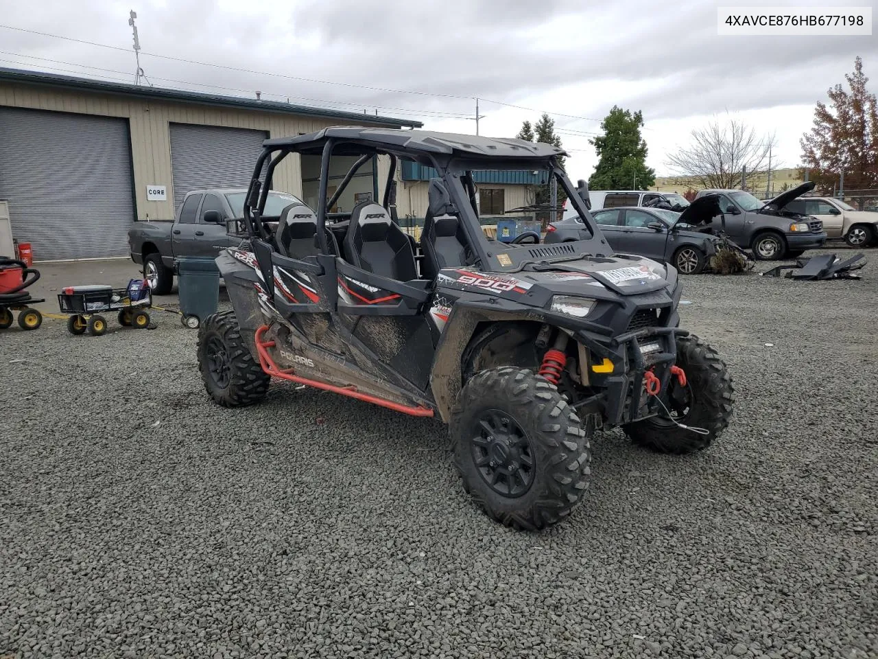 2017 Polaris Rzr 4 900 Eps VIN: 4XAVCE876HB677198 Lot: 76118914