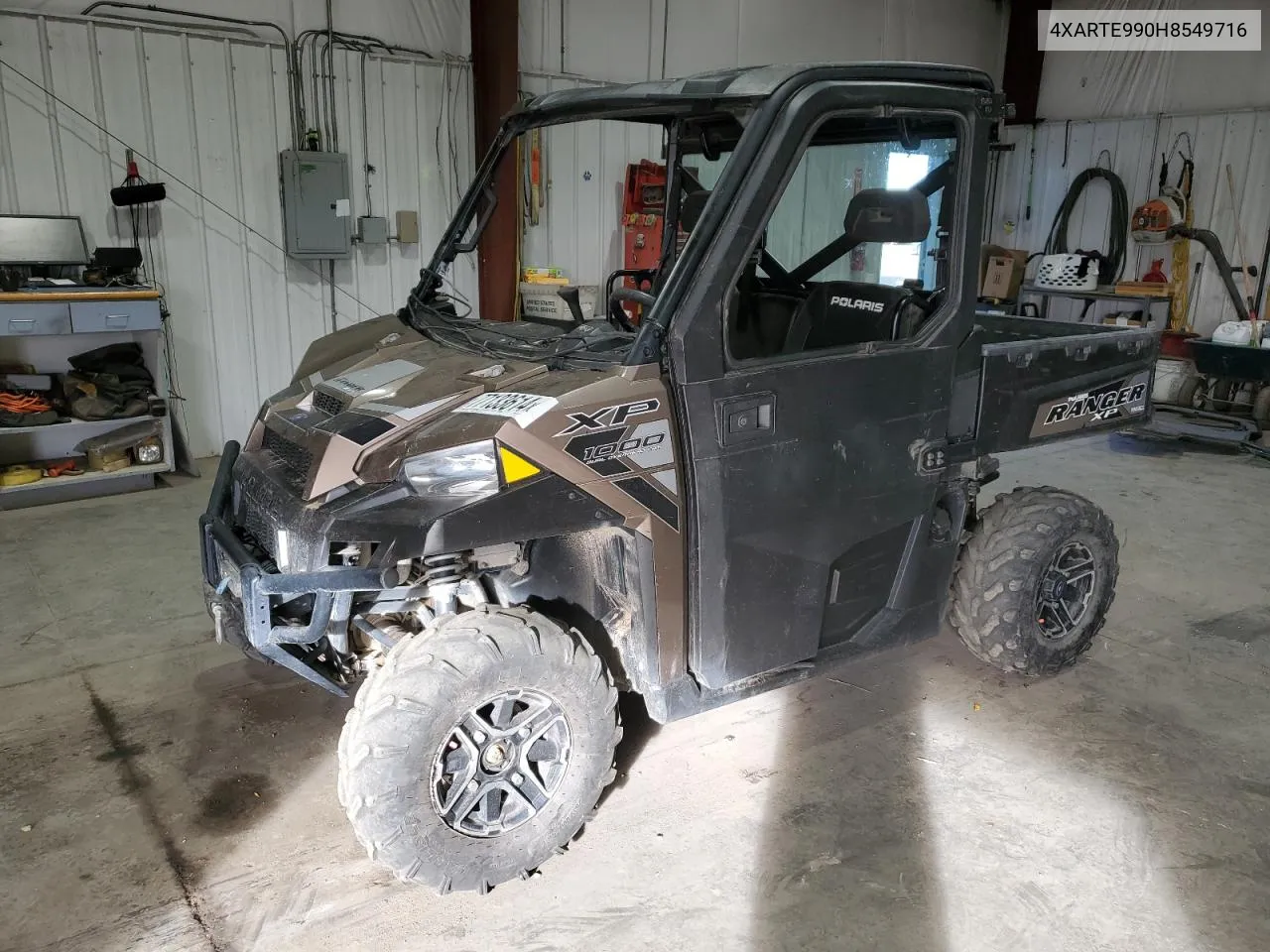 2017 Polaris Ranger Xp 1000 Eps VIN: 4XARTE990H8549716 Lot: 77133614