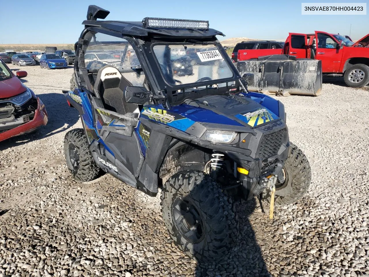 2017 Polaris Rzr 900 Eps VIN: 3NSVAE870HH004423 Lot: 77363844