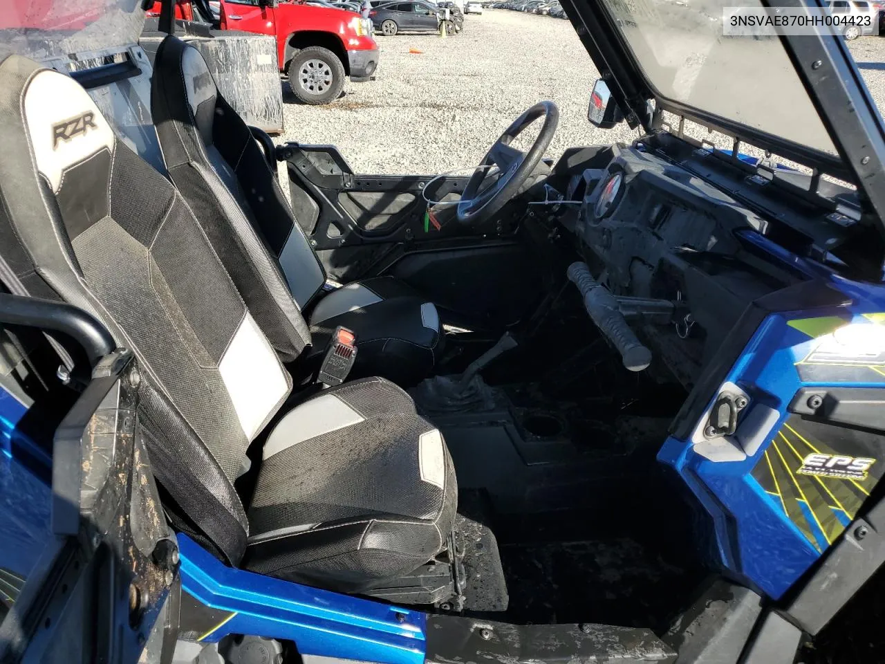 2017 Polaris Rzr 900 Eps VIN: 3NSVAE870HH004423 Lot: 77363844