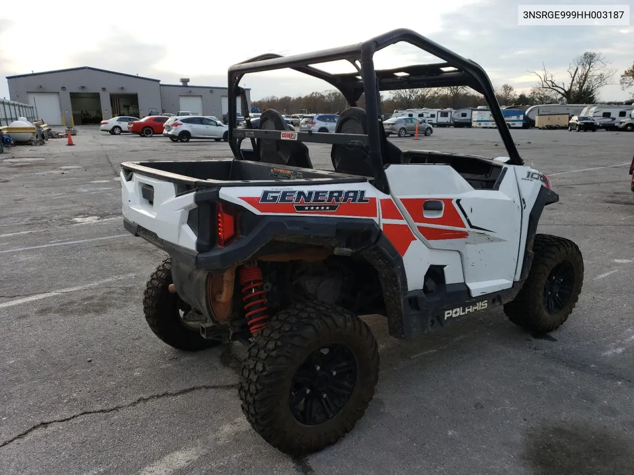 2017 Polaris General 1000 Eps VIN: 3NSRGE999HH003187 Lot: 80009314