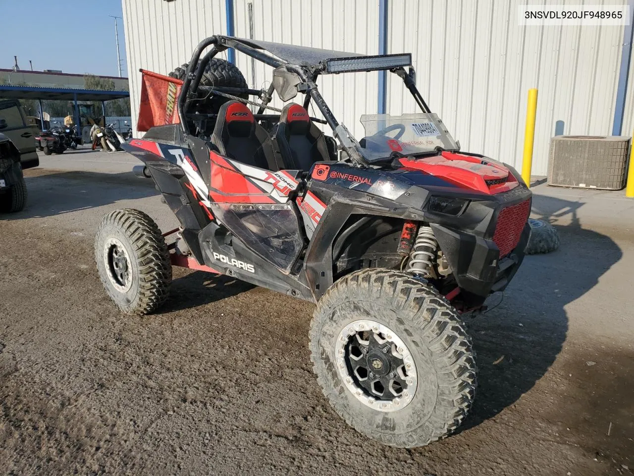 2018 Polaris Rzr Xp Turbo Eps Dynamix Edition VIN: 3NSVDL920JF948965 Lot: 70449984