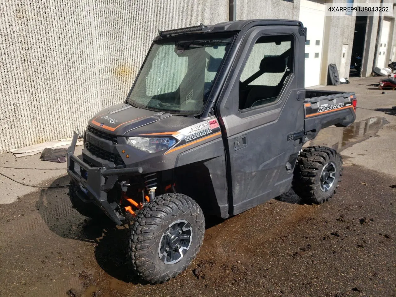 2018 Polaris Ranger Xp 1000 Eps VIN: 4XARRE991J8043252 Lot: 74738444