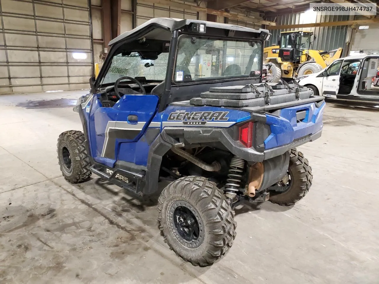 2018 Polaris General 1000 Eps VIN: 3NSRGE998JH474737 Lot: 76069284