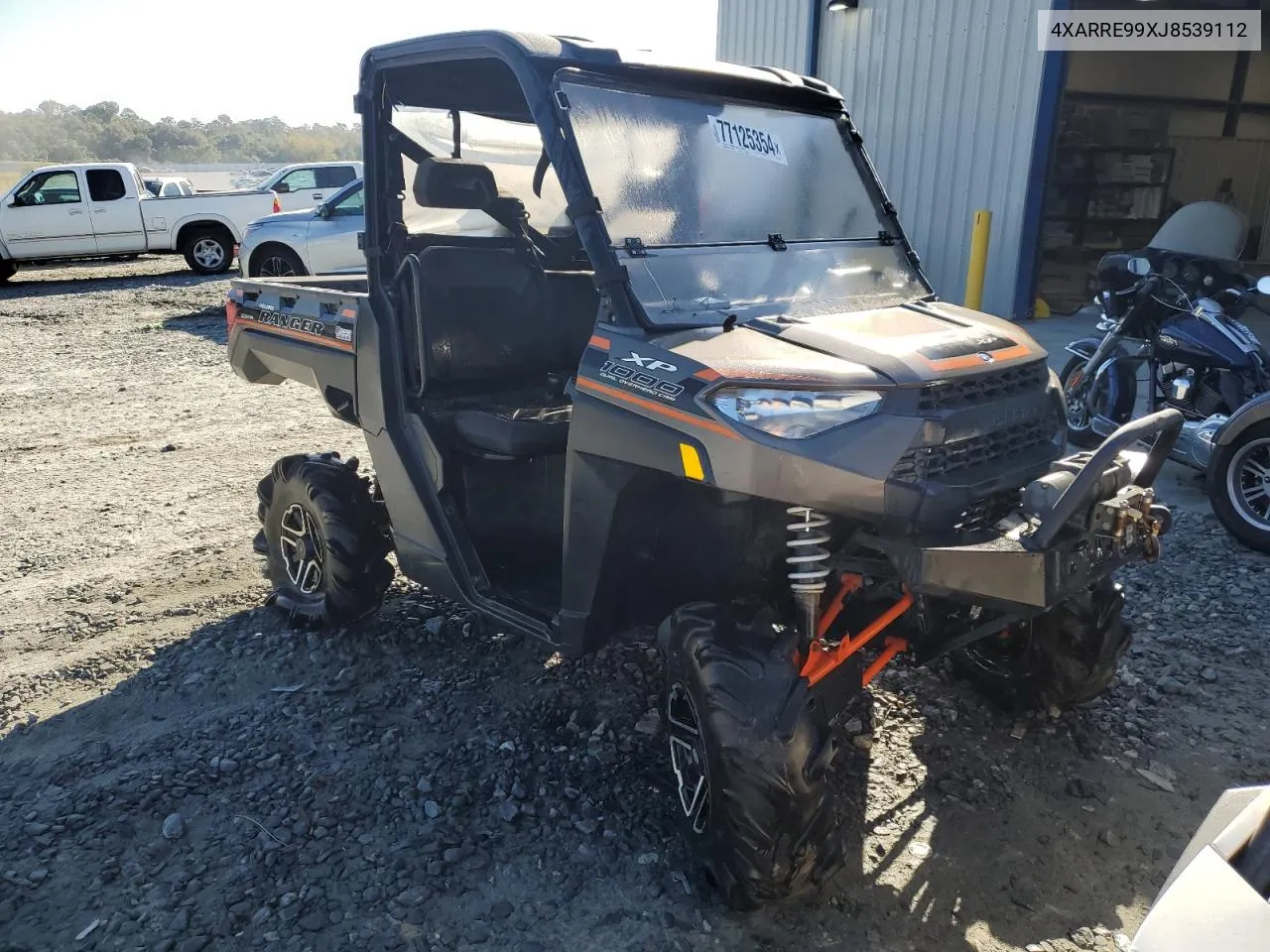 2018 Polaris Ranger Xp 1000 Eps VIN: 4XARRE99XJ8539112 Lot: 77125354