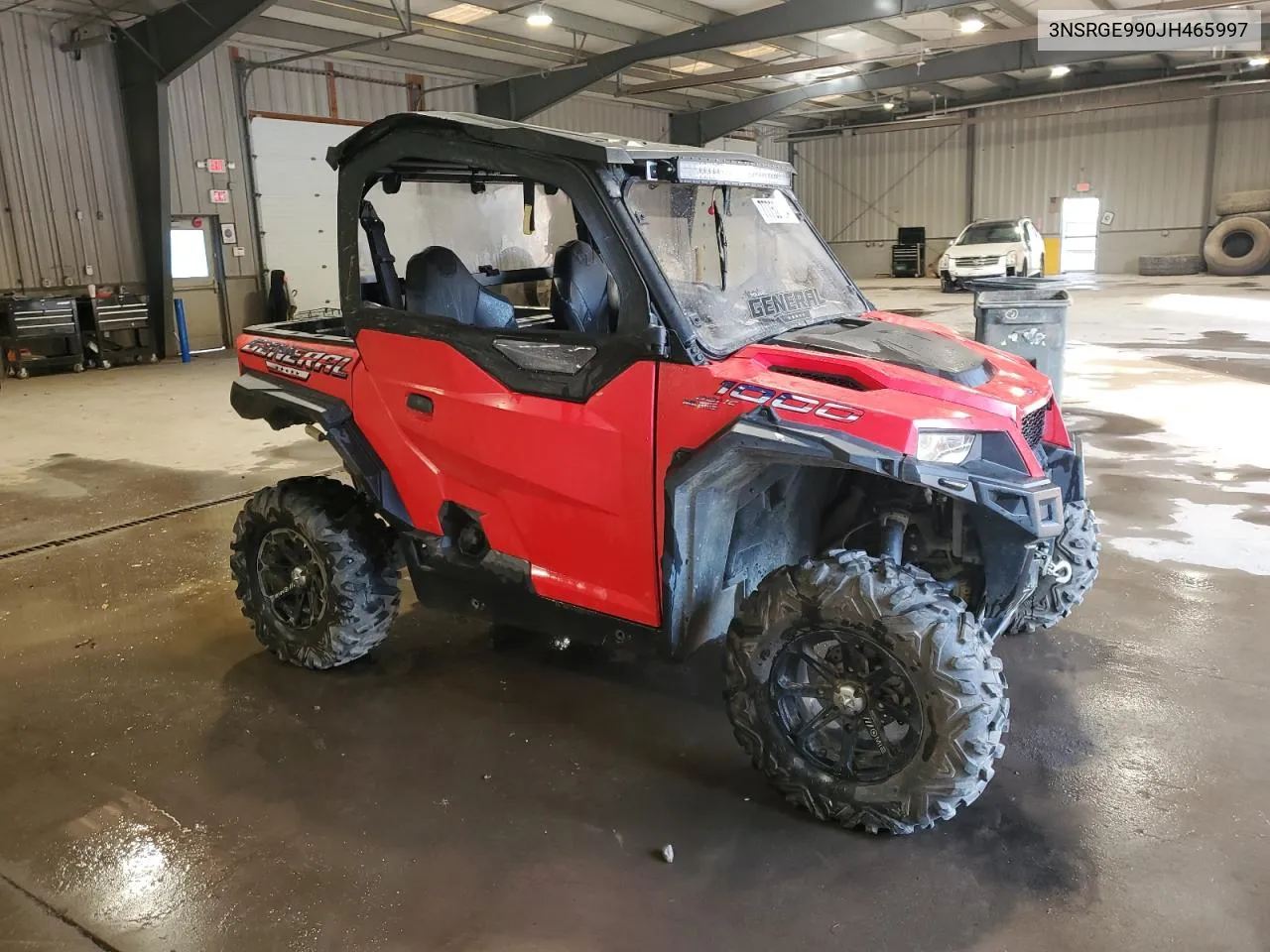 2018 Polaris General 1000 Eps VIN: 3NSRGE990JH465997 Lot: 77752134