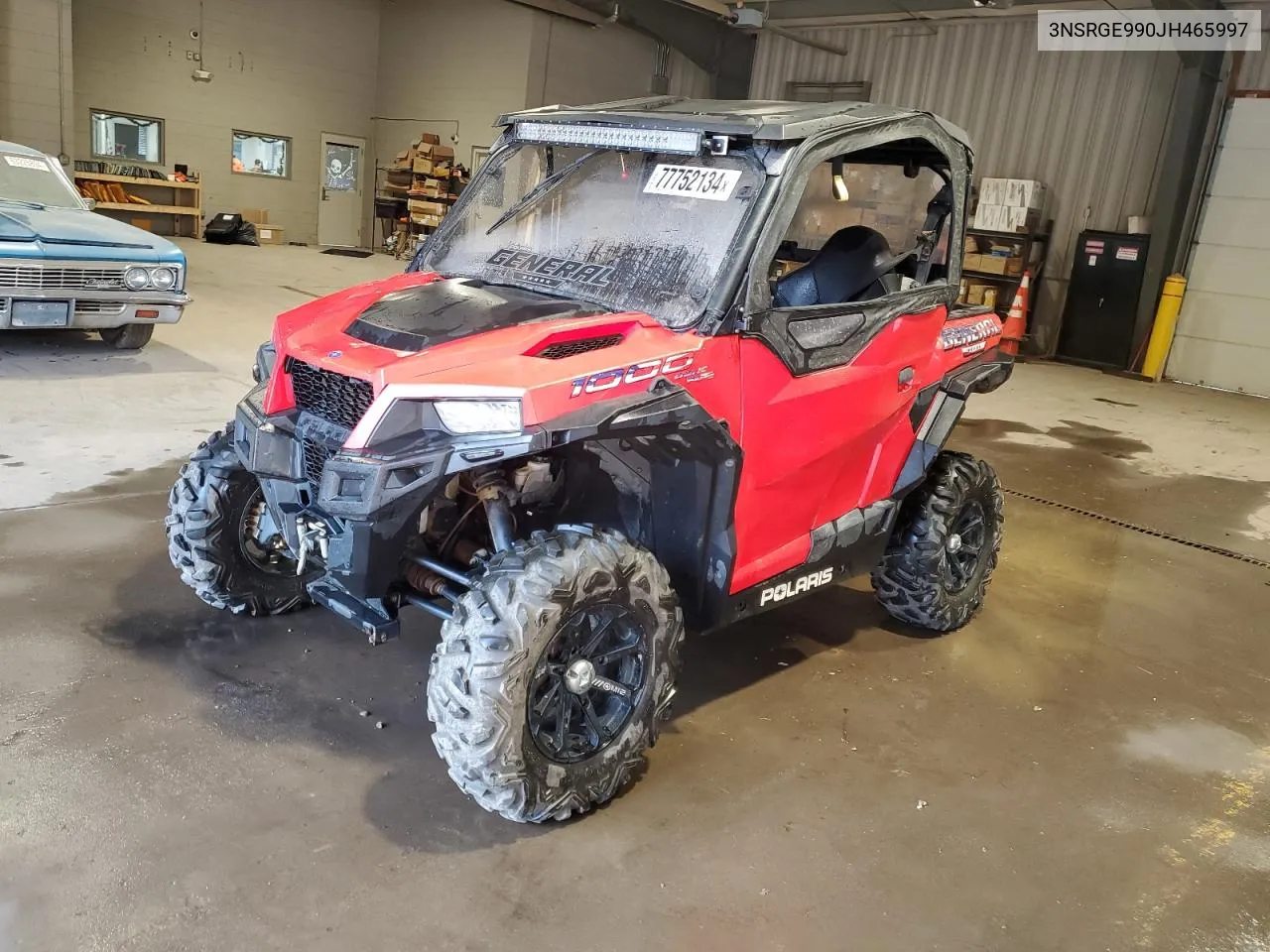 2018 Polaris General 1000 Eps VIN: 3NSRGE990JH465997 Lot: 77752134