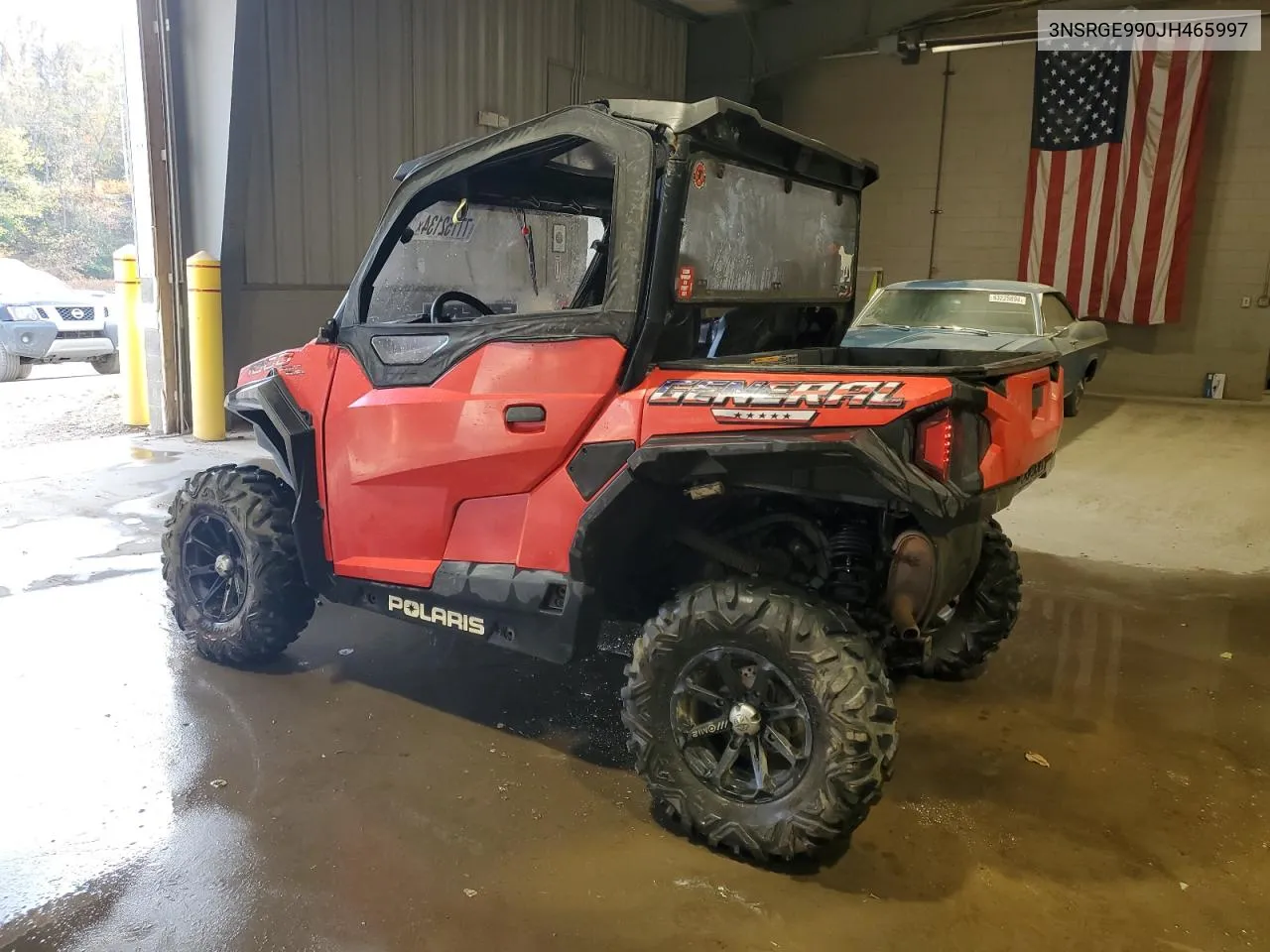 2018 Polaris General 1000 Eps VIN: 3NSRGE990JH465997 Lot: 77752134