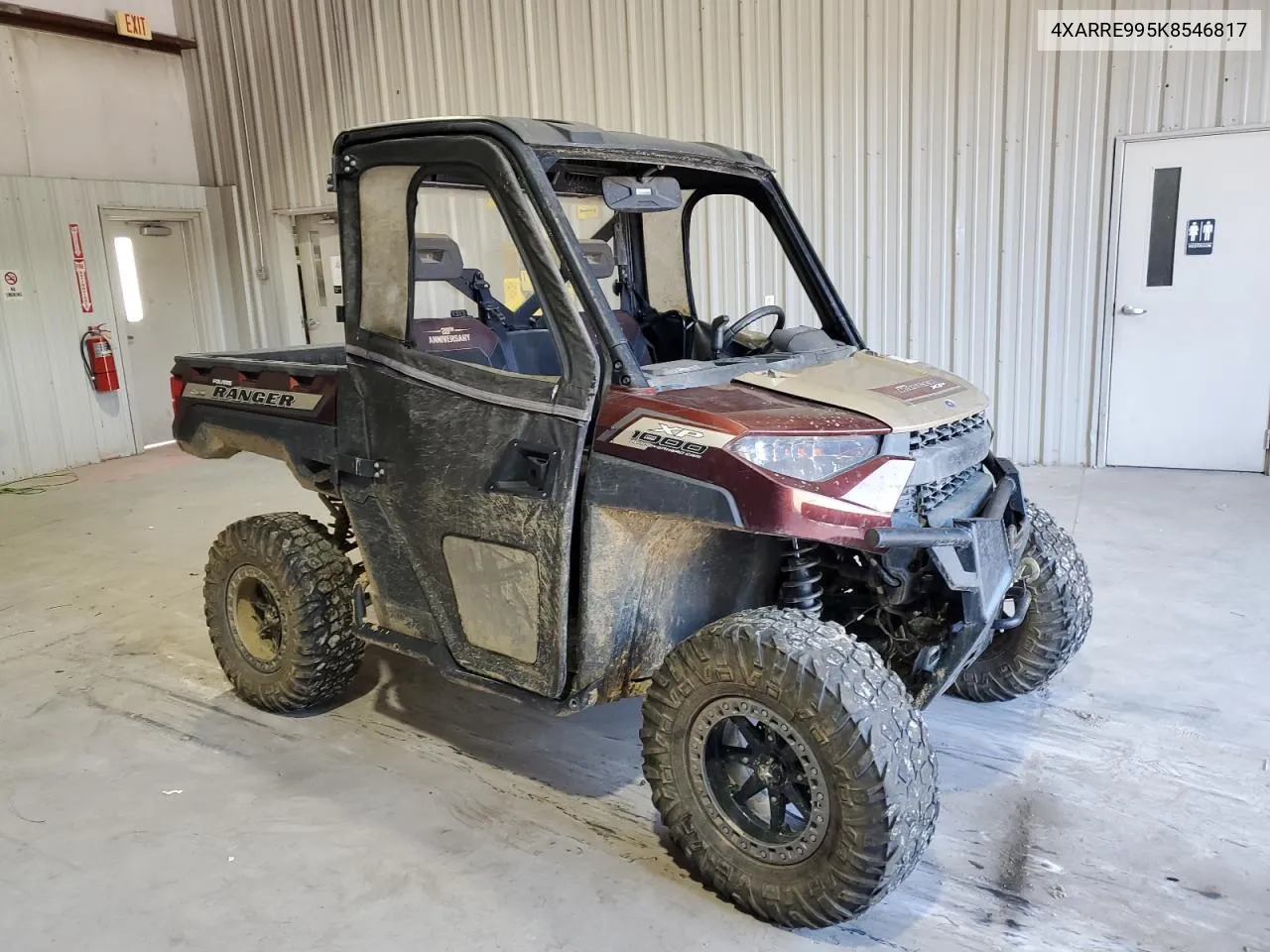 2019 Polaris Ranger Xp 1000 Eps VIN: 4XARRE995K8546817 Lot: 74698174