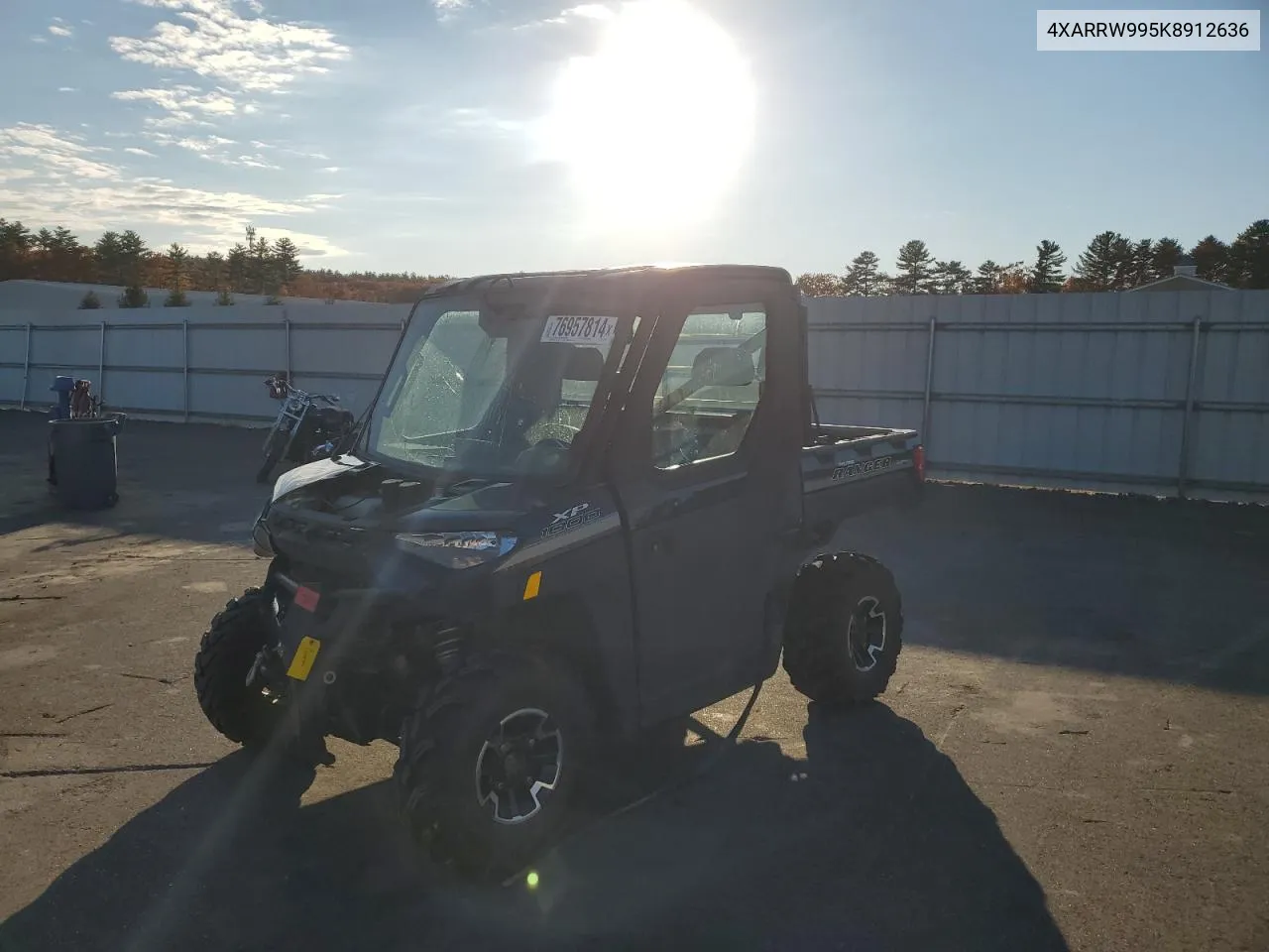 2019 Polaris Ranger Xp 1000 Eps Northstar Edition Ride Command VIN: 4XARRW995K8912636 Lot: 76957814