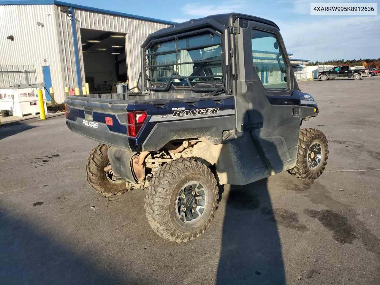 2019 Polaris Ranger Xp 1000 Eps Northstar Edition Ride Command VIN: 4XARRW995K8912636 Lot: 76957814