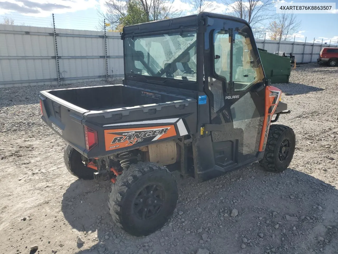 2019 Polaris Ranger Xp 900 Eps VIN: 4XARTE876K8863507 Lot: 77148964