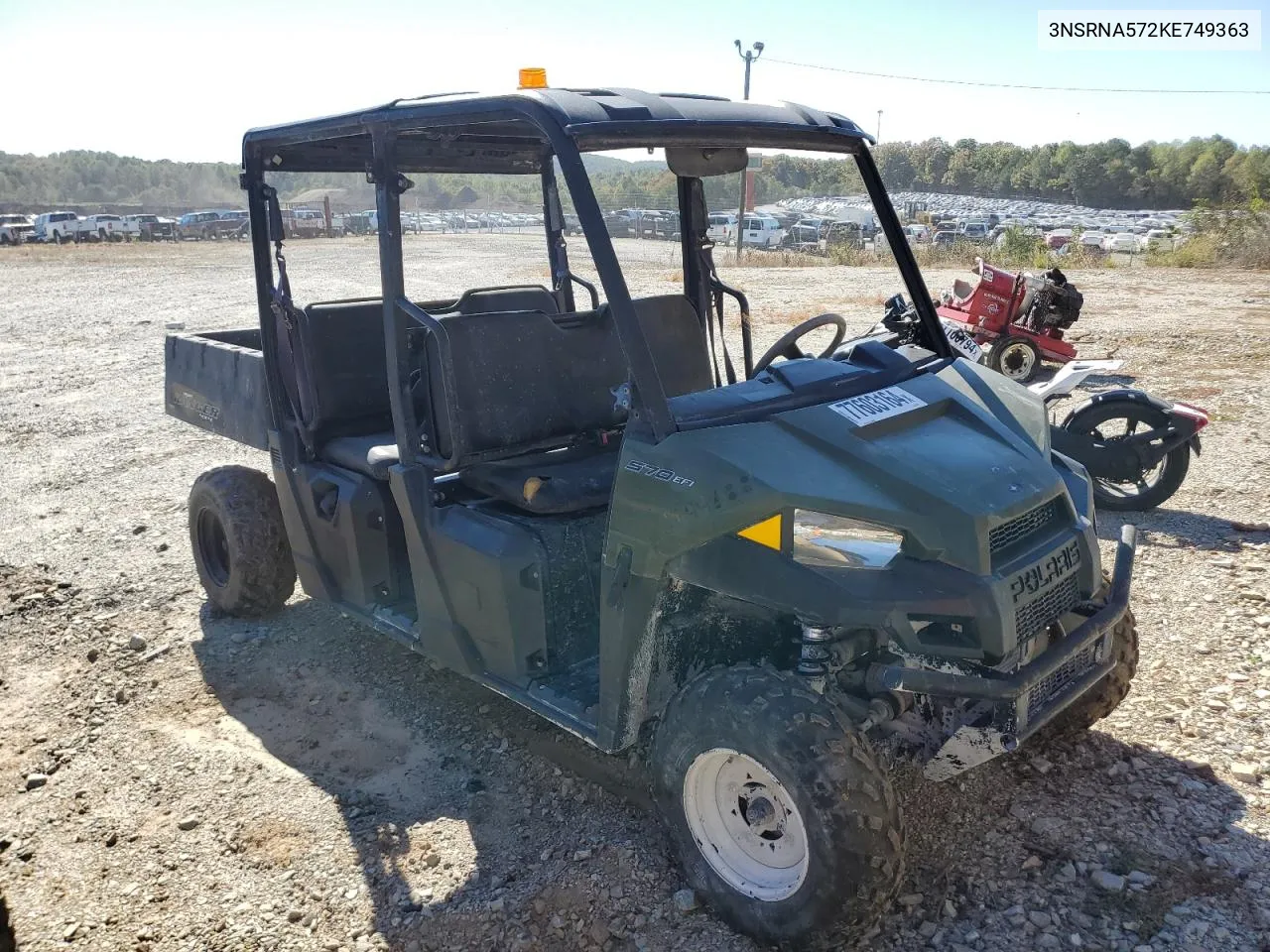 2019 Polaris Ranger Crew 570-4 VIN: 3NSRNA572KE749363 Lot: 77603164