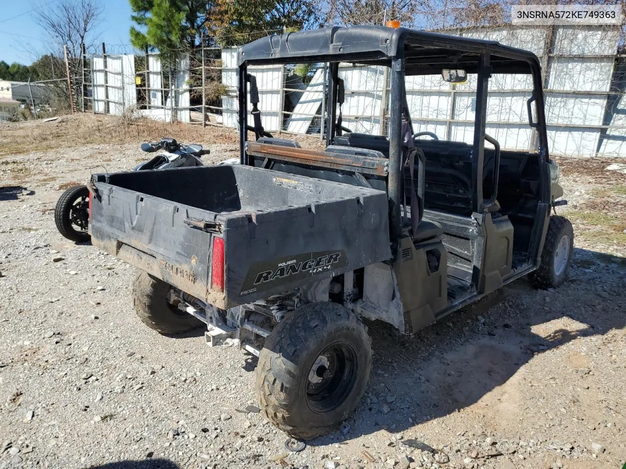 2019 Polaris Ranger Crew 570-4 VIN: 3NSRNA572KE749363 Lot: 77603164